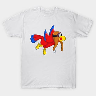 Parrot at Flying as Pilot T-Shirt